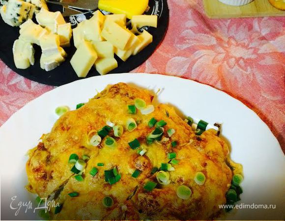 Куриные грудки под сырной шапочкой Куриные грудки под сырной шапочкой