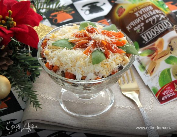 Салат из куриного мяса с курагой Салат из куриного мяса с курагой