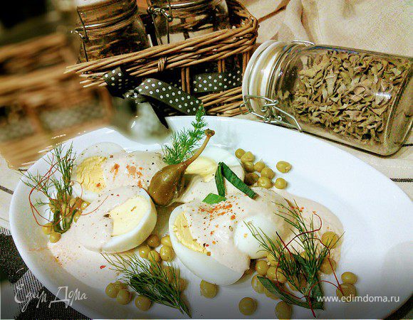 Яйца под соусом тоннато Яйца под соусом тоннато