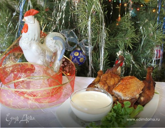 Рождественская утка с соусом от бабушки