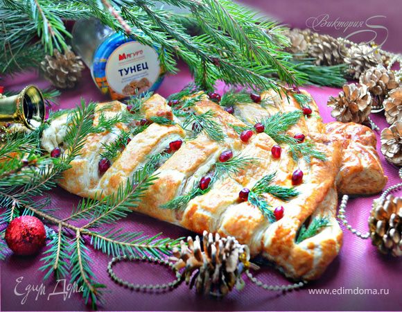 Кулебяка «Елочка» с тунцом Кулебяка «Елочка» с тунцом