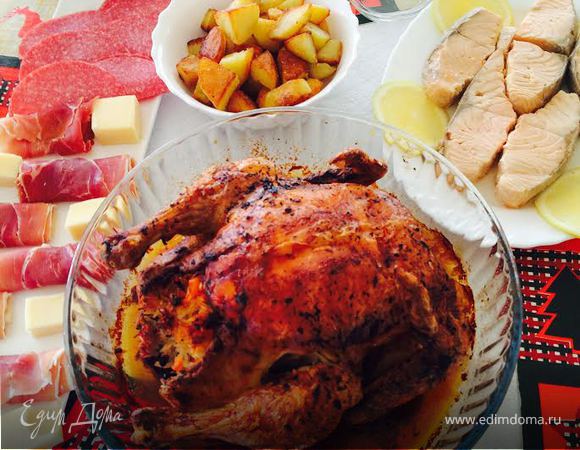 Фаршированная курица Фаршированная курица