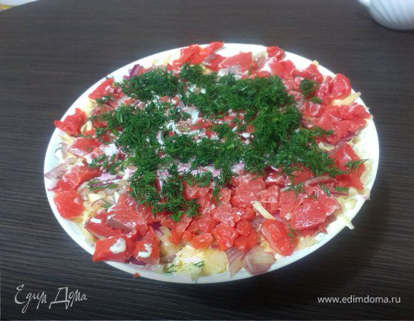 Салат «Семга на шубке»