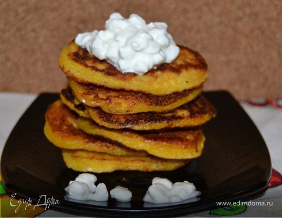 Оладьи с тыквой