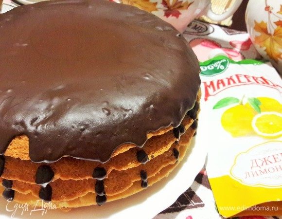 Домашний песочный торт Домашний песочный торт