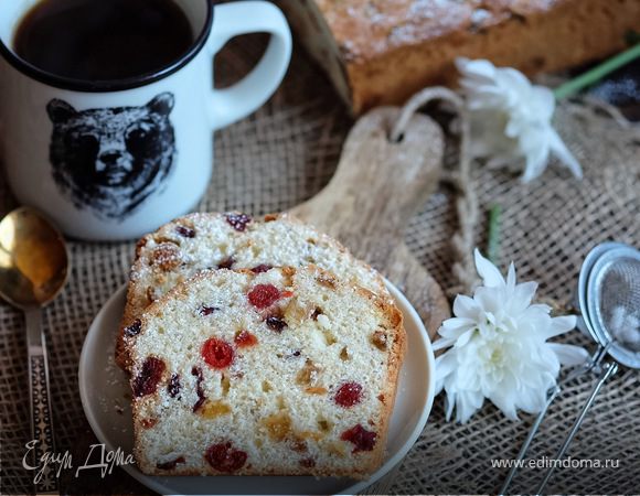 Кекс с изюмом и вяленой вишней Кекс с изюмом и вяленой вишней