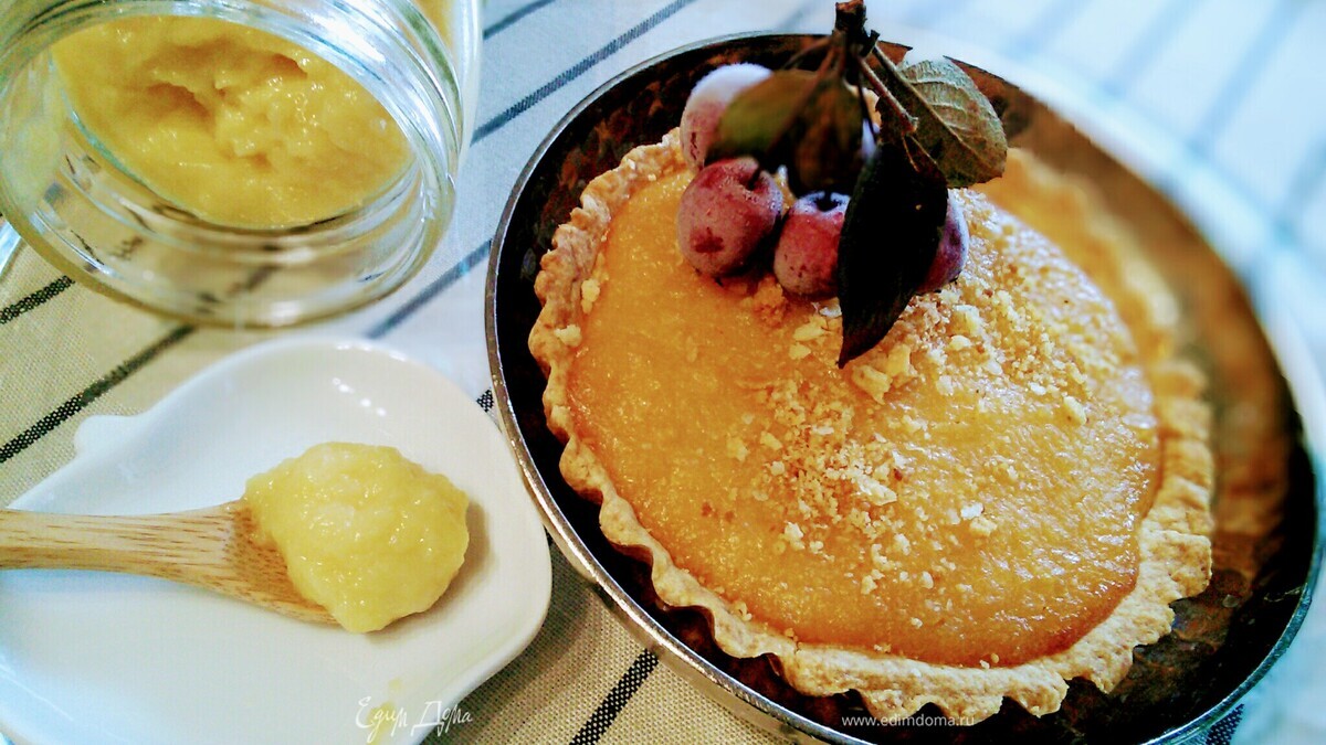 Тарталетки с яблочно-лимонным курдом