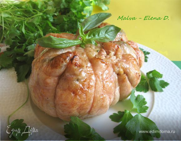 Фаршированная курица по-итальянски Фаршированная курица по-итальянски