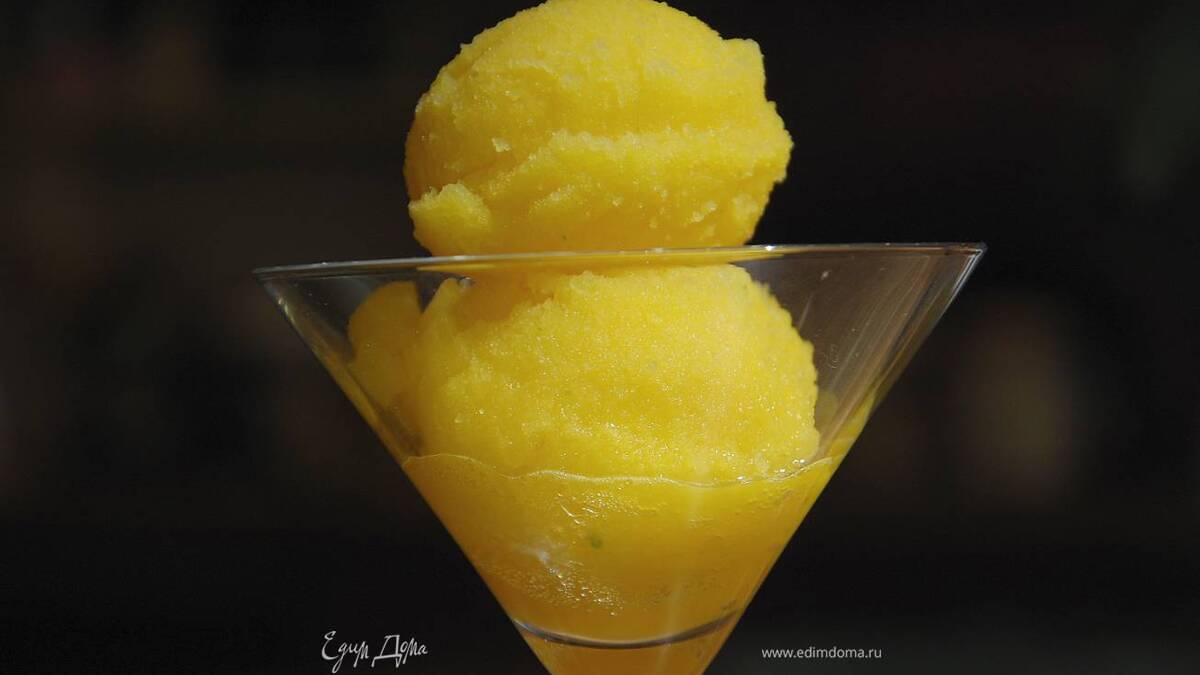 Гранита из мандаринов