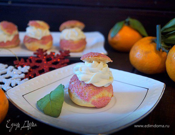 Пирожные «Шу» с вишневым сюрпризом Пирожные «Шу» с вишневым сюрпризом