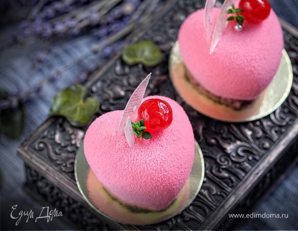 Муссовое пирожное «Зимняя вишня»