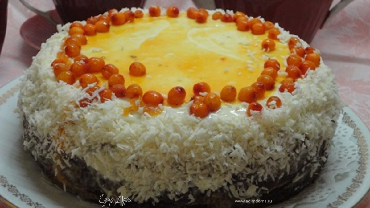 Морковно-ореховый пирог