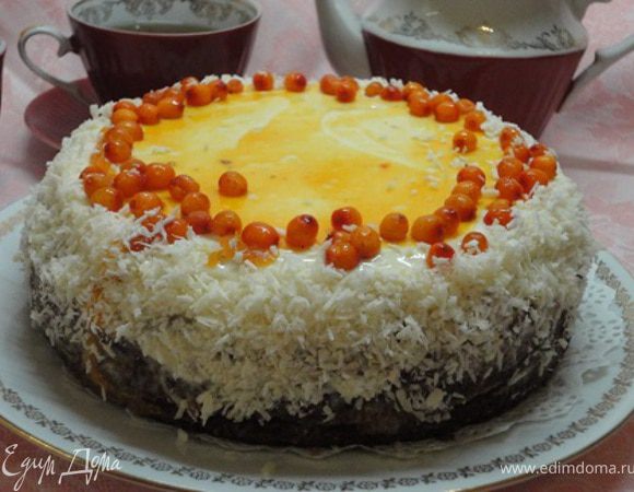 Морковно-ореховый пирог