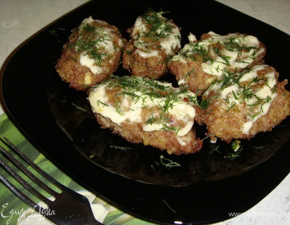 Кеббе с сырно-грибной начинкой Кеббе с сырно-грибной начинкой