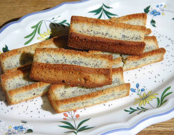 Печенье финансье с маком 