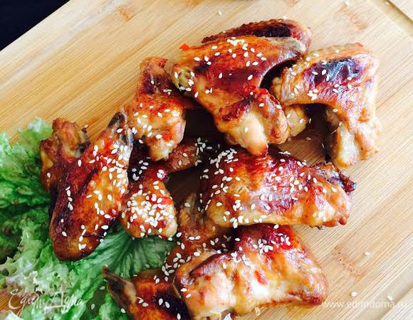 Куриные крылышки в соусе чили Куриные крылышки в соусе чили