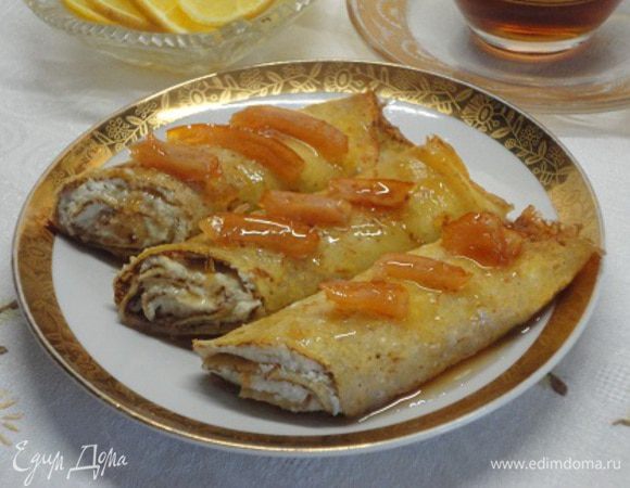 Тыквенные блины на рисовой муке