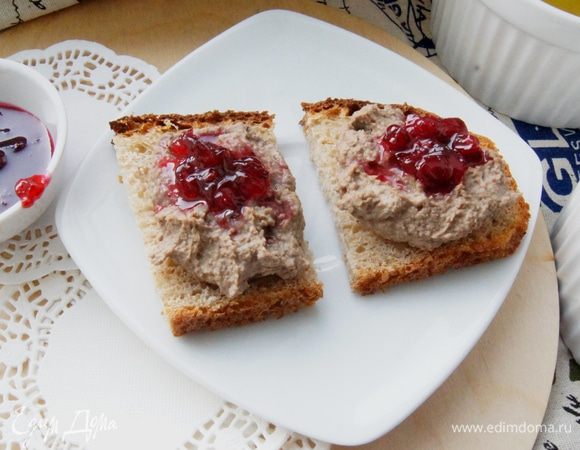 Паштет из куриной печени и яблок Паштет из куриной печени и яблок