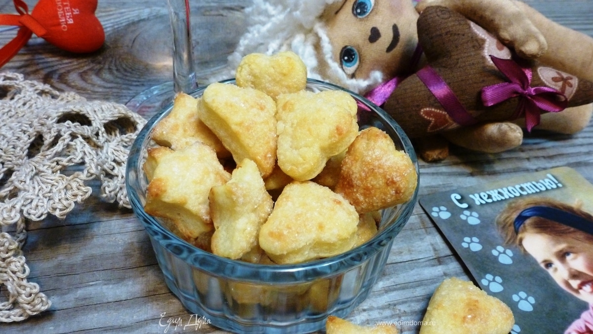 Творожное печенье