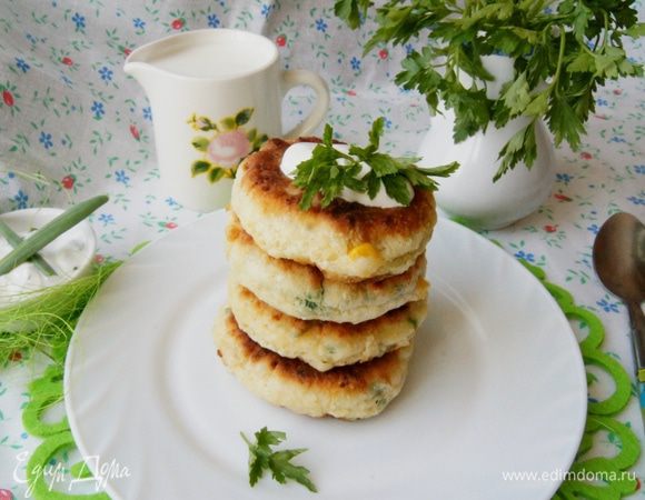 Сырники закусочные с кукурузой 