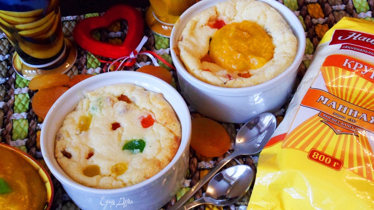 Гурьевская каша с цукатами