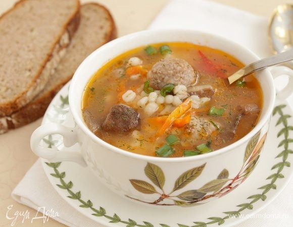 Суп с голландской крупой