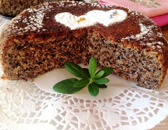 Маково-ореховый пирог в мультиварке Маково-ореховый пирог в мультиварке