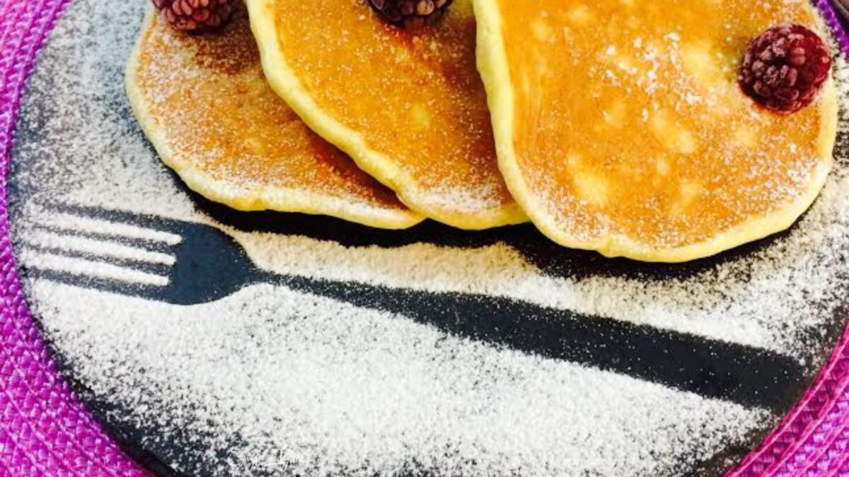 Воздушные творожно-апельсиновые панкейки