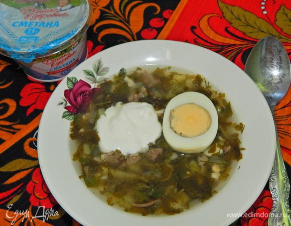 Зеленый борщ Зеленый борщ
