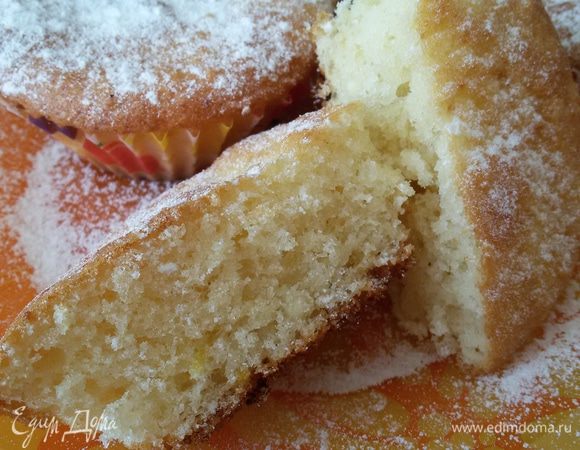 Творожно-лимонные кексы Творожно-лимонные кексы