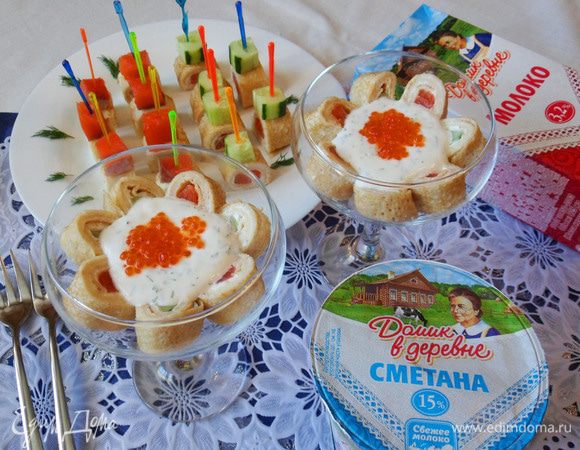 Блины в бокале Блины в бокале