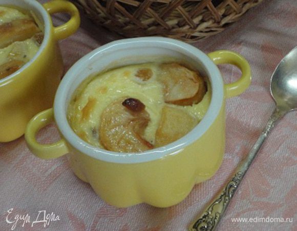 Яблоки, запеченные в сливках