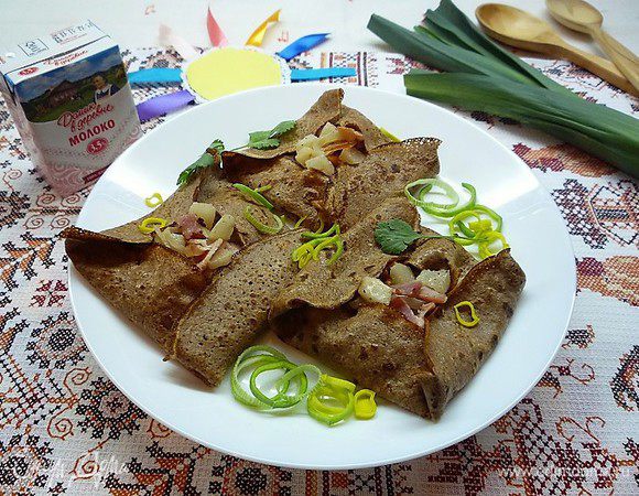 Галеты с грушевой начинкой и беконом Галеты с грушевой начинкой и беконом