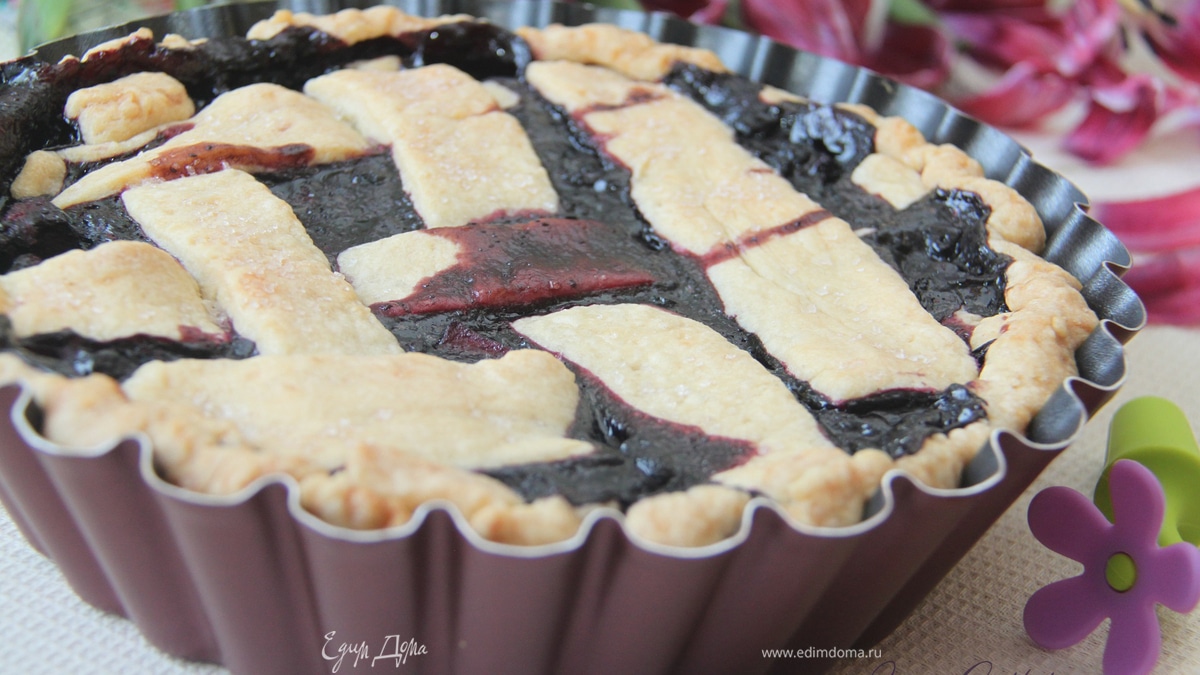 Черничный пирог