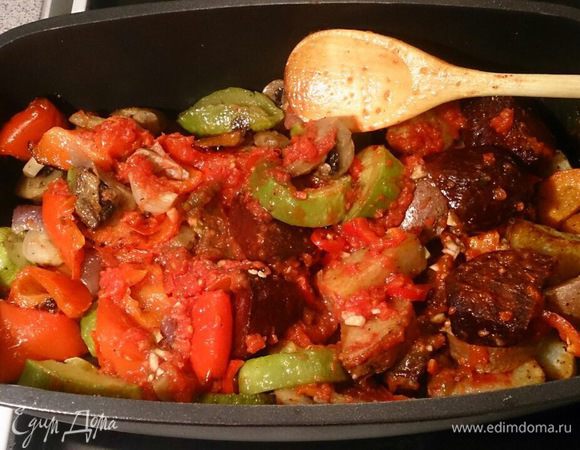 Печеное овощное рагу