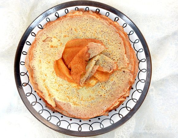 Тонкие блины на кукурузном крахмале