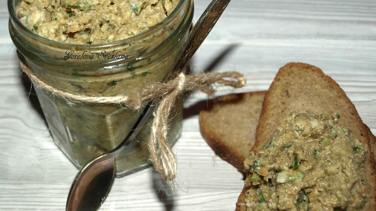 Паштет из маша с грибами