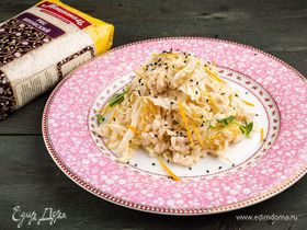 Рисовый салат с курицей в японском стиле
