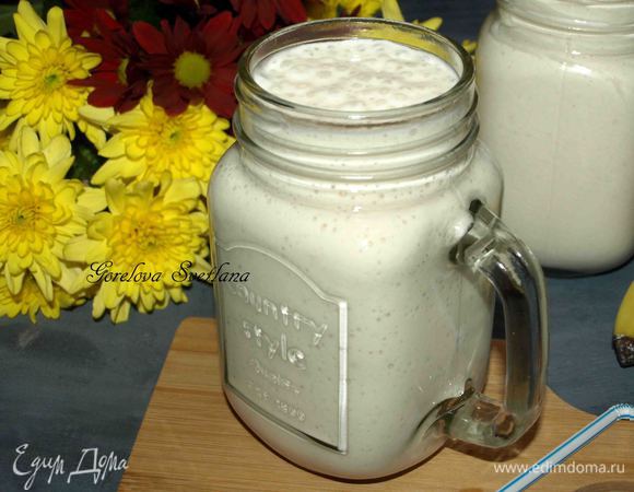 Кокосово-банановый коктейль Кокосово-банановый коктейль