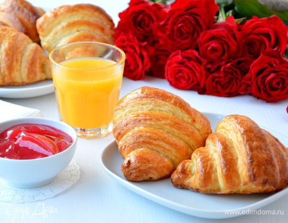 Французские сливочные круассаны