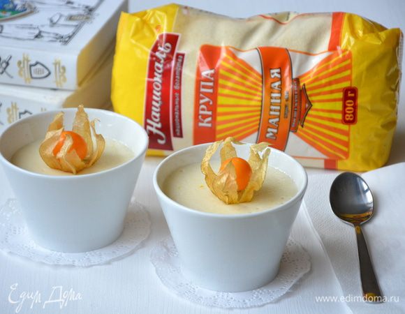 Лимонный манный пудинг Лимонный манный пудинг