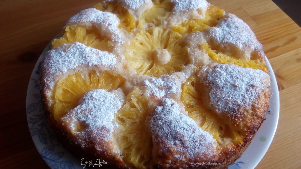 Ананасово-кокосовый пирог