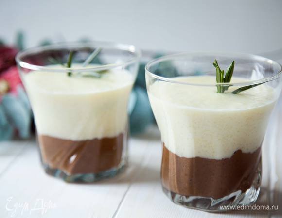 Шоколадно-мятный десерт из кускуса