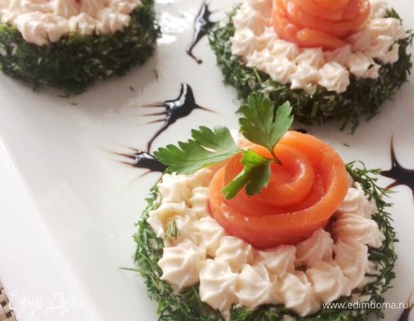 Бутерброд со сливочно-рыбным кремом