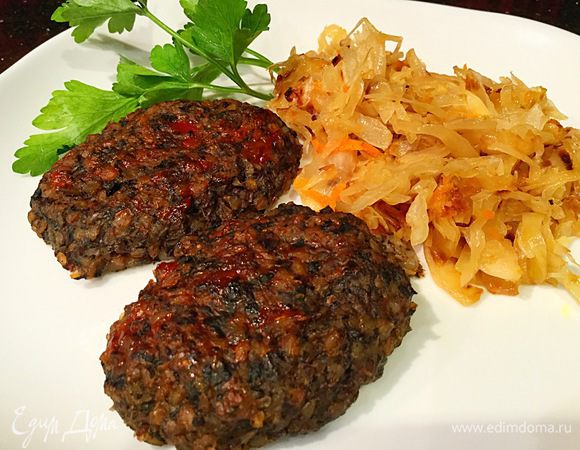 Гречневые котлеты с грибами Гречневые котлеты с грибами