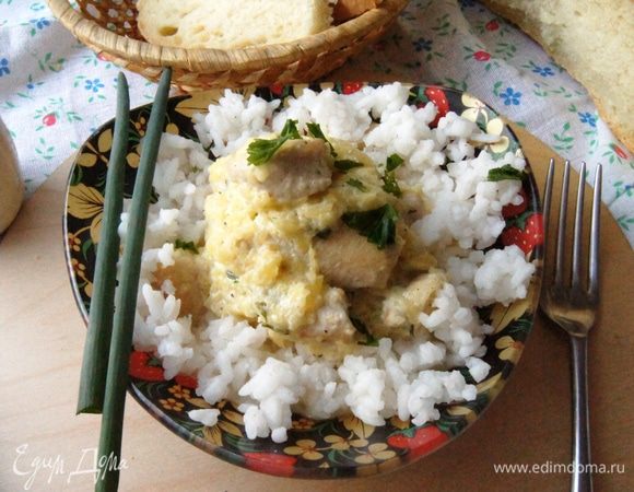 Куриное филе с кабачком по-быстрому 