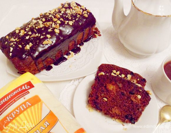 Постный шоколадный манник Постный шоколадный манник