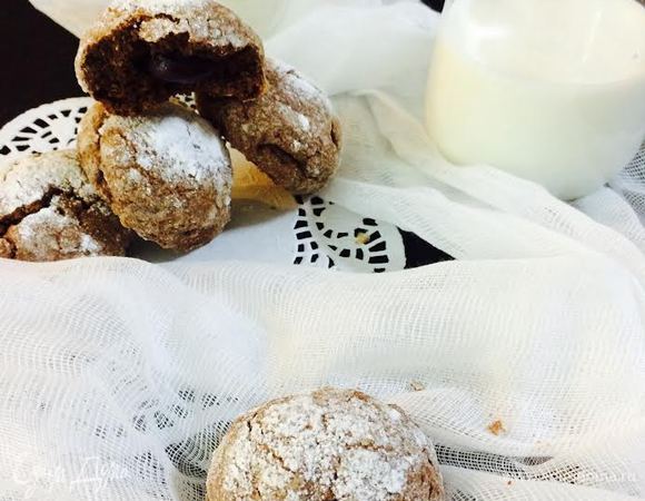 Творожно-шоколадное печенье