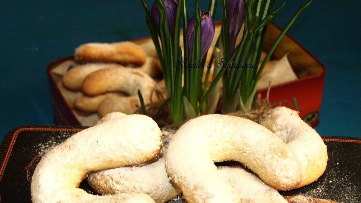 Миндально-ванильное печенье