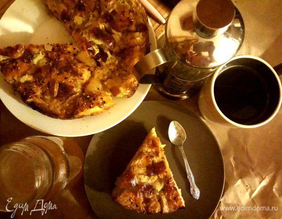 «Ленивый» пирог с бананами «Ленивый» пирог с бананами